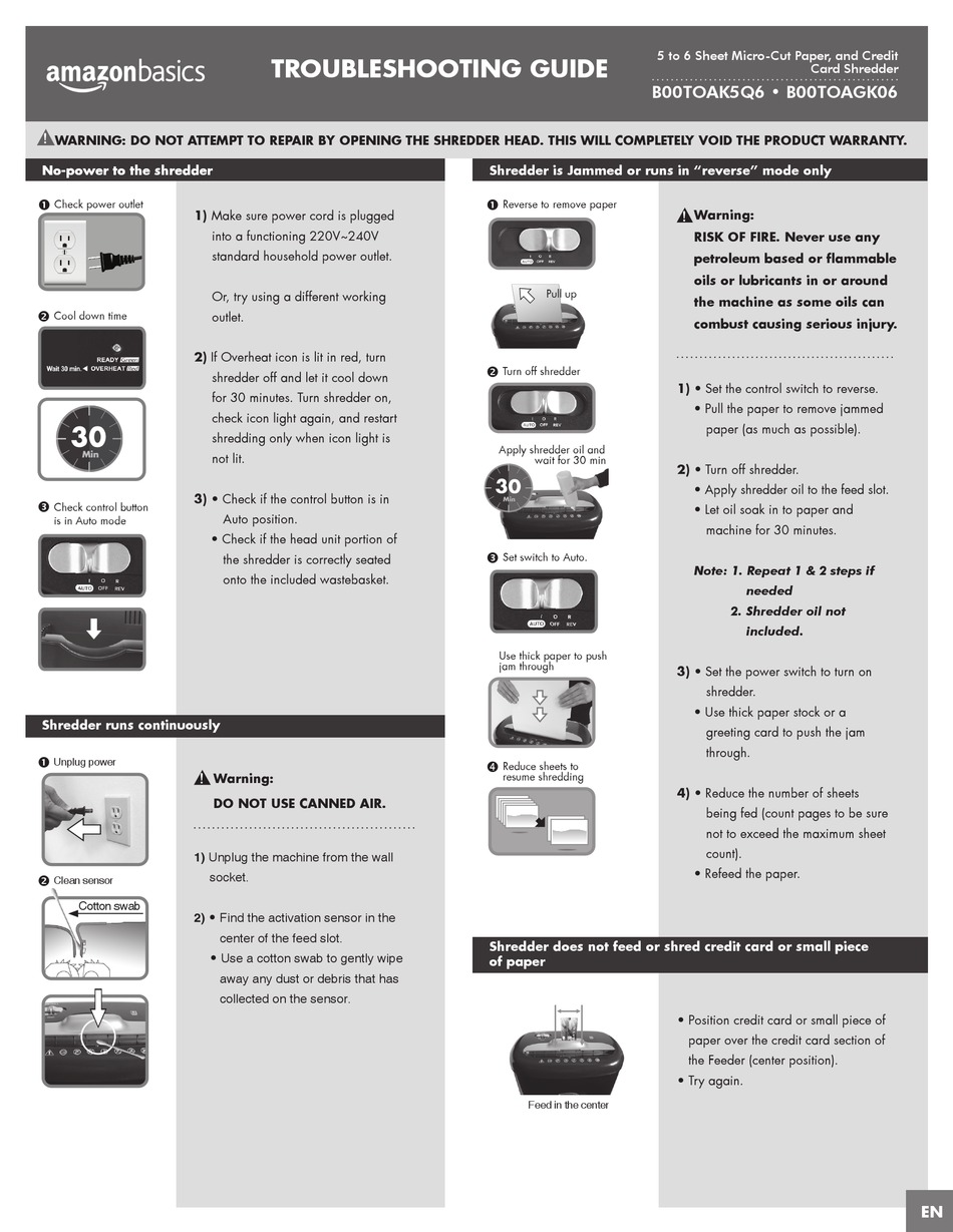 AMAZONBASICS B00TOAGK06 TROUBLESHOOTING MANUAL Pdf Download | ManualsLib