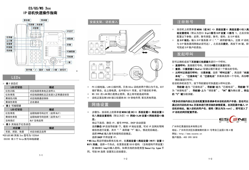 ESCENE ES 3 SERIES QUICK START MANUAL Pdf Download | ManualsLib