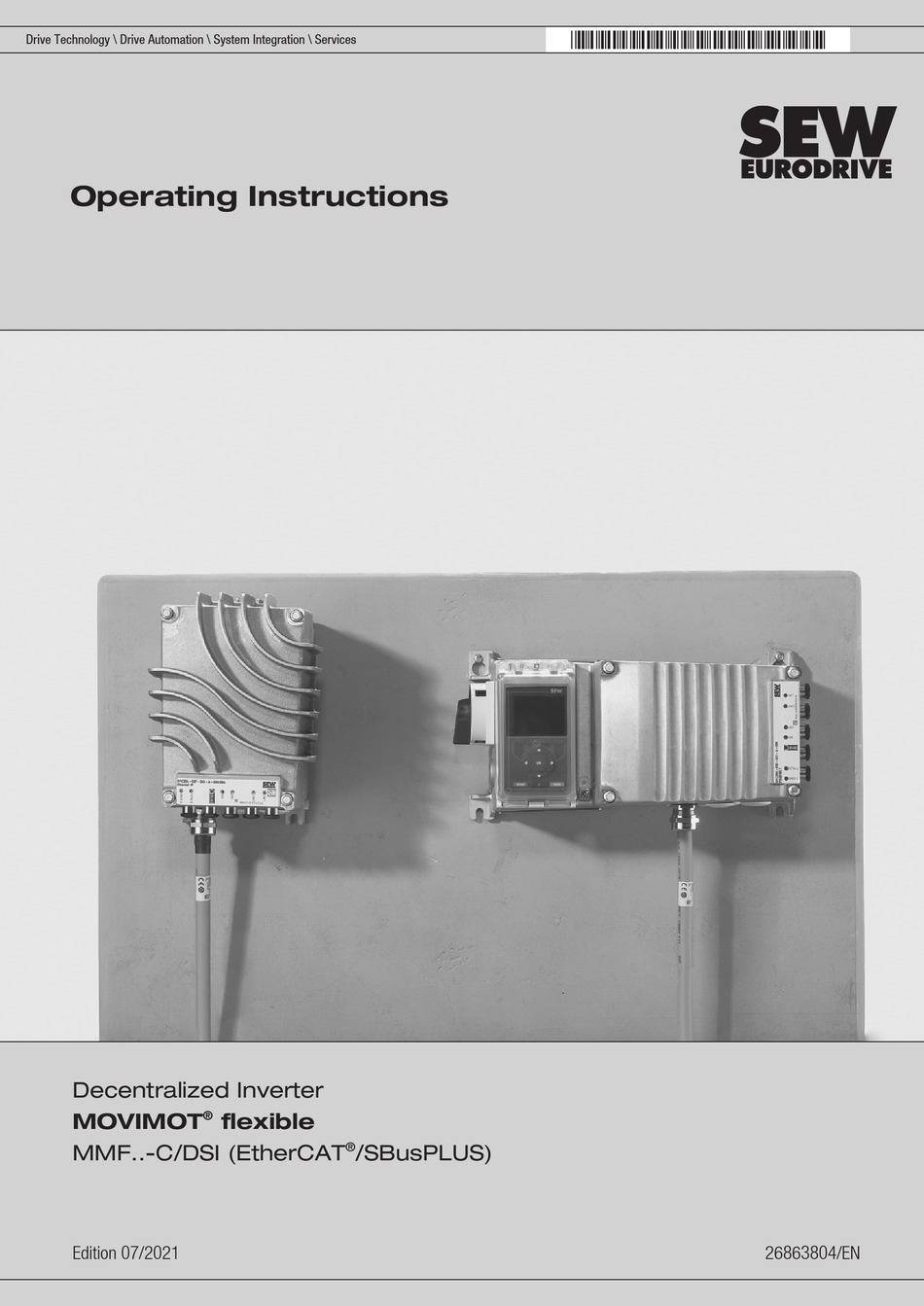 SEW-EURODRIVE MOVIMOT FLEXIBLE MMF C/DSI SERIES OPERATING INSTRUCTIONS ...