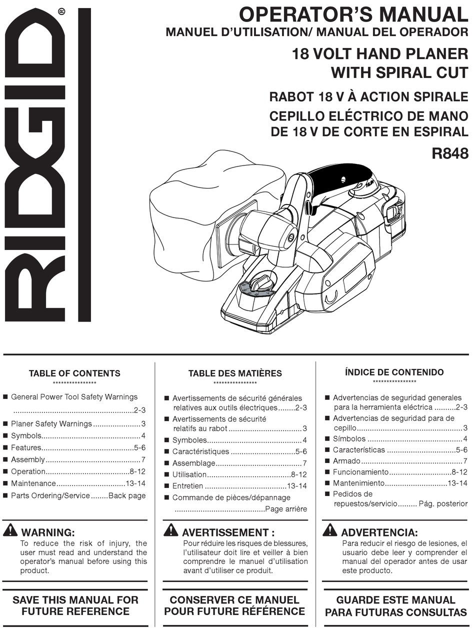 Ridgid R4560 Operator’S Manual Pdf Download – OKZAA