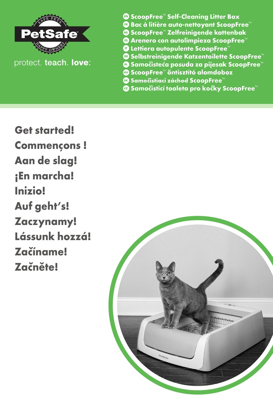 PETSAFE SCOOPFREE GET STARTED Pdf Download ManualsLib