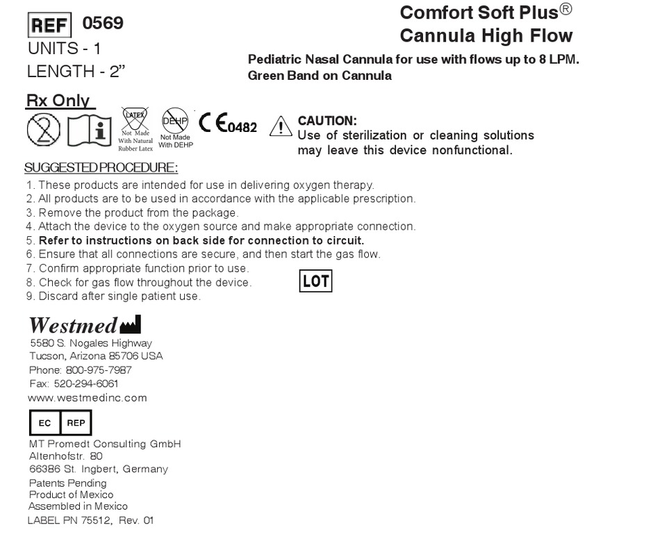 WESTMED COMFORT SOFT PLUS INSTRUCTION MANUAL Pdf Download | ManualsLib