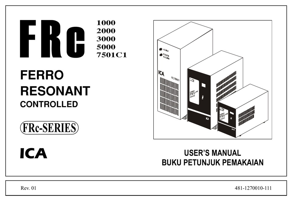 ICA FRC SERIES USER MANUAL Pdf Download ManualsLib