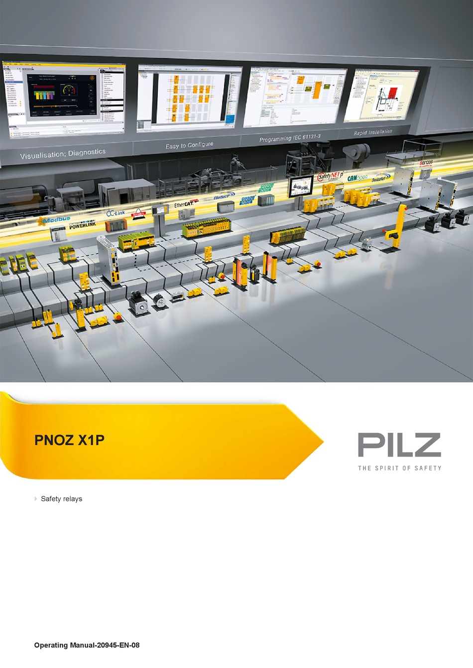 PILZ PNOZ X1P OPERATING MANUAL Pdf Download | ManualsLib