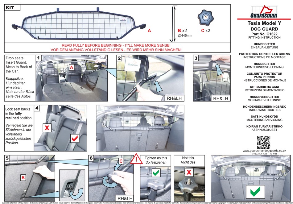 GUARDSMAN G1622 FITTING INSTRUCTION Pdf Download ManualsLib