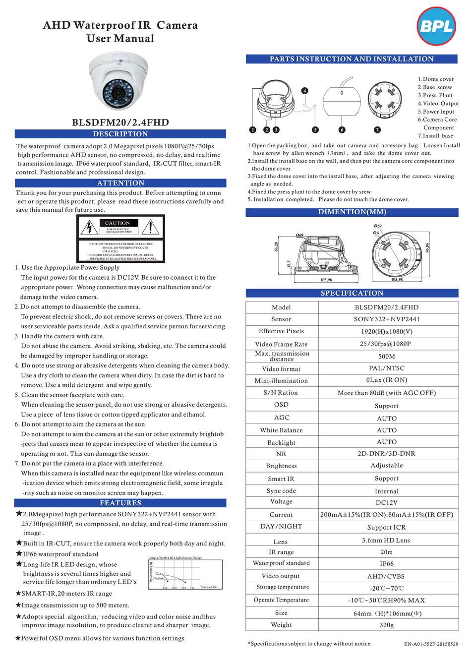 BPL BLSDFM20/2.4FHD USER MANUAL Pdf Download ManualsLib