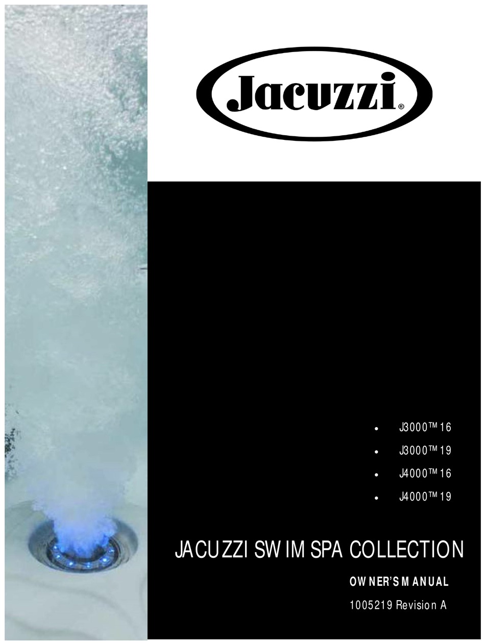 JACUZZI SWIMSPA J3000 16 OWNER