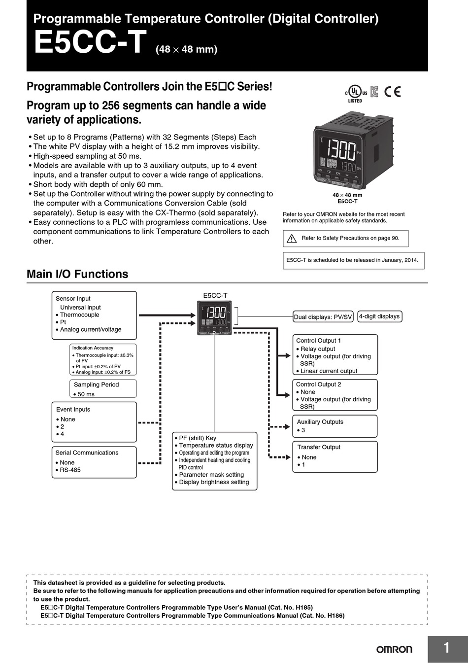 OMRON E5CCT MANUAL Pdf Download ManualsLib