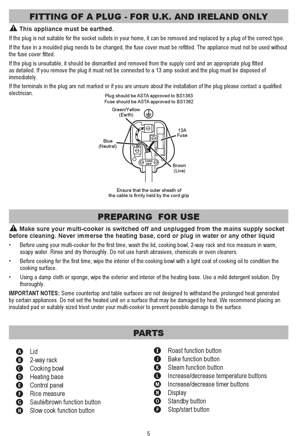 User manual Crock-Pot Express XL CPE300 (English - 32 pages)