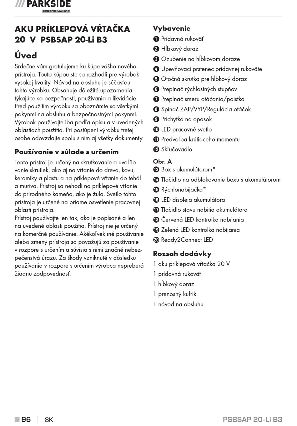 Manual Parkside PABSP 20-Li A1 (Español - 52 páginas)