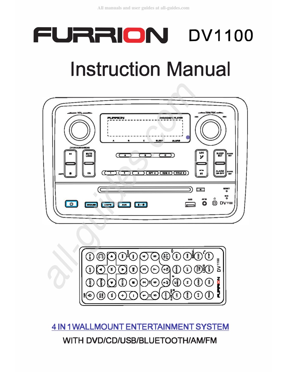 FURRION DV1100 INSTRUCTION MANUAL Pdf Download | ManualsLib