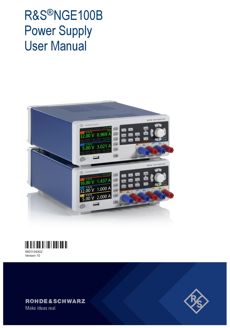 ROHDE & SCHWARZ R&S NGE100B USER MANUAL Pdf Download | ManualsLib