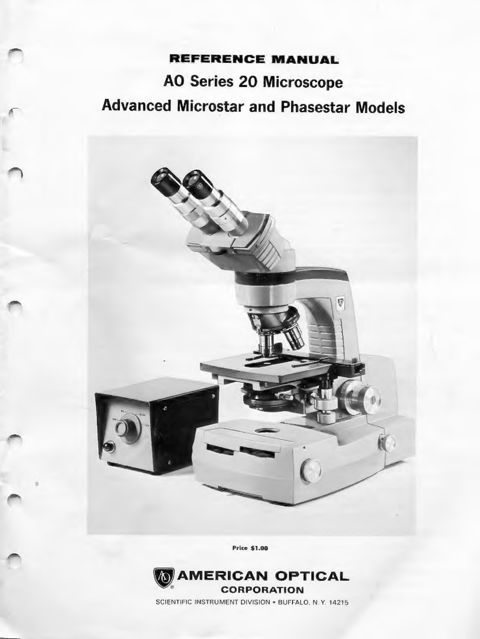 AMERICAN OPTICAL AO SERIES REFERENCE MANUAL Pdf Download | ManualsLib