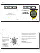 Accusplit Exclusive AX602FY Operating Instructions