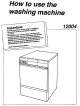 Asko 12004 How To Use Manual