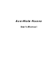 Acer AcerNote Nuovo notebook computer User Manual