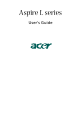 Acer Aspire L series User Manual