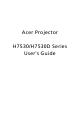 Acer H7530 Series User Manual