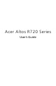 Acer Altos R720 Series User Manual