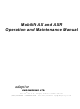 Adaptive Engineering AX Operation And Maintenance Manual