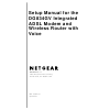 NETGEAR DG834GV Setup Manual