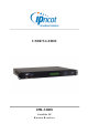 IPricot Satellite IP Router Reciever IPR-S1000 User Manual