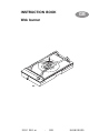 AEG 3531 WK-M GB 949600835 Instruction Book