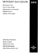 AEG MICROMAT DUO 220 Operating Instructions Manual