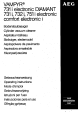 AEG VAMPYR 731i electronic DIAMANT Operating Instructions Manual