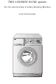 AEG OKO-LAVAMAT 84760 User Information