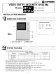 Aiphone MY-U Installation Manual
