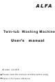 Alfa Network 40-MS User Manual