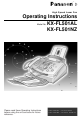 Panasonic KX-FL501AL Operating Instructions Manual