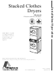 Alliance Laundry Systems Clothes Dryer User Manual