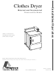 Alliance Laundry Systems D677I Installation & Operation Manual