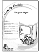 Alliance Laundry Systems DRY2024N User Manual