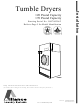 Alliance Laundry Systems 907003062 Installation Manual