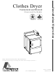 Alliance Laundry Systems D677I Installation & Operation Manual
