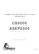 Alliance Laundry Systems CS2000 Instructions For Installation, Use And Maintenance Manual