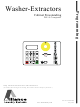 Alliance Laundry Systems CABINET FREESTANDING 9001889R7 Programming Manual