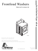 Alliance Laundry Systems FRONTLOAD WASHERS FLW1526C Installation And Operation Manual