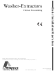 Alliance Laundry Systems 9001014R7 Basic Installation/Operation