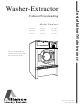 Alliance Laundry Systems BF35PV Installation & Maintenance