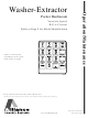 Alliance Laundry Systems F232201R4 Operation & Maintenance Manual