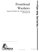 Alliance Laundry Systems FTS80A*H Operating Instructions Manual