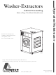 Alliance Laundry Systems HX18PVQM6 Operation & Maintenance Manual
