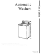 Alliance Laundry Systems LWK23A-3050 Installation Manual