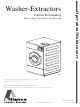Alliance Laundry Systems NX18BVPA7 Operation & Maintenance Manual