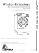 Alliance Laundry Systems PHM1397C Operation & Maintenance Manual