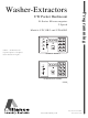 Alliance Laundry Systems UW35B2 Programming Manual